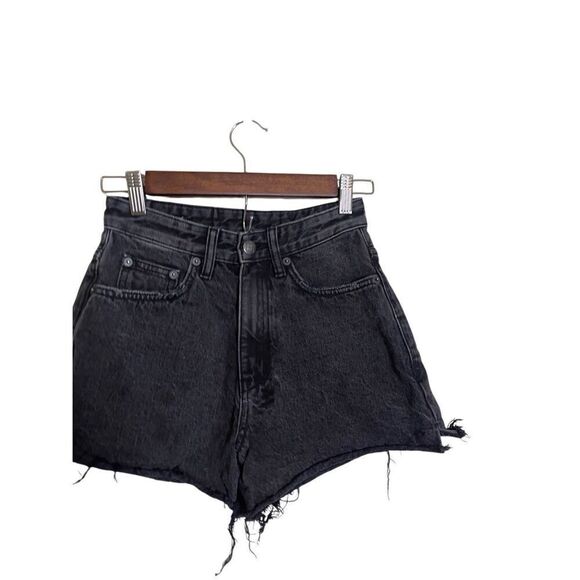 Ksubi Hi Line Short Washed Black Womans 24 - Picture 4 of 9